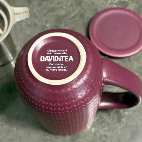 DavidsTea  Mug with Lid - Pink - Picture 5 of 6